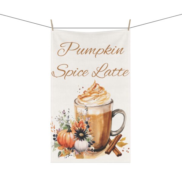 Pumpkin Spice Latte Kitchen Towel - Image 6