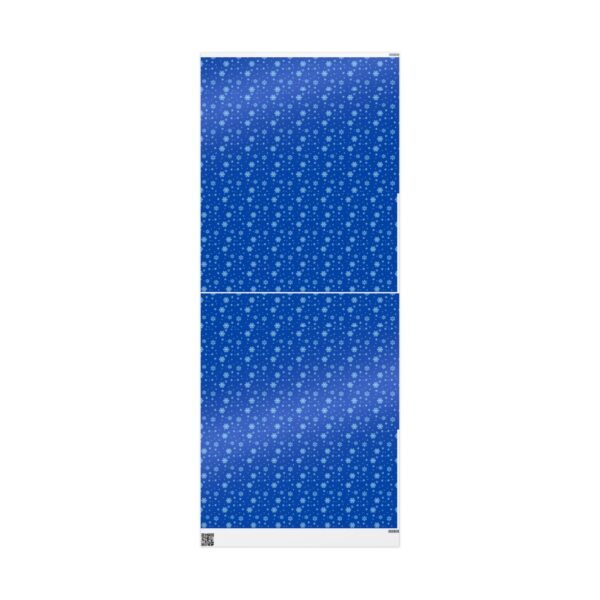 Let It Snow Blue Wrapping Paper - Image 9