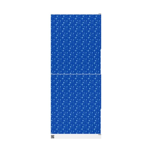 Let It Snow Blue Wrapping Paper - Image 13