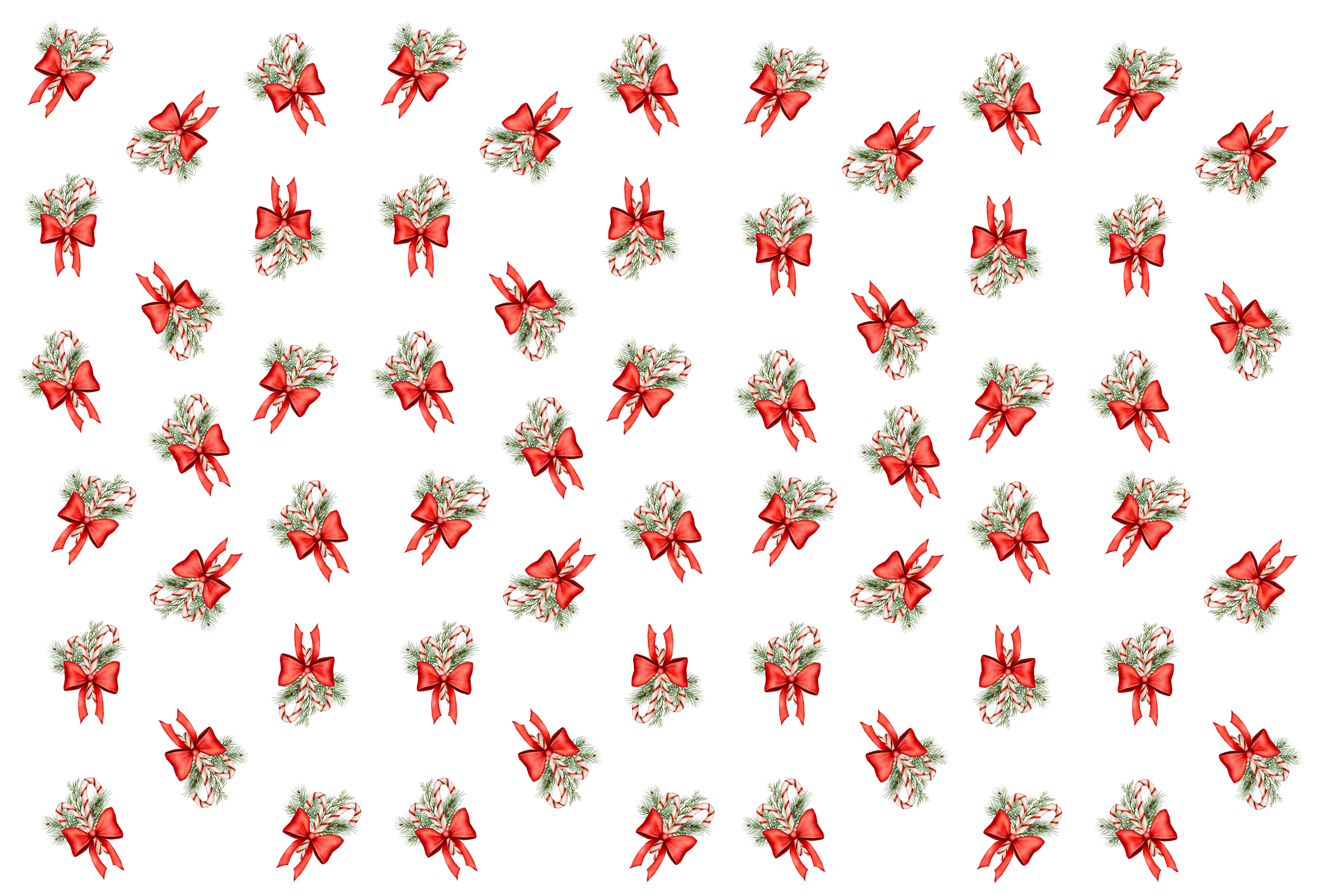 Candy Cane Wrapping Sheet